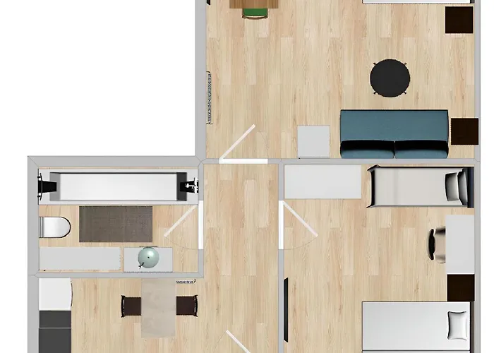 New Proud Historisches Viertel Apartment *